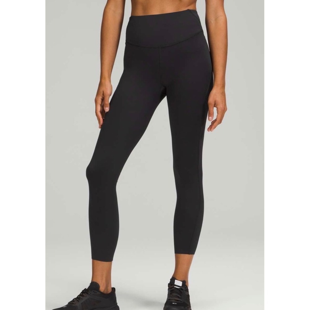 Lululemon Base Pace High-Rise Tight 25" Black Nulux Leggings Size 8